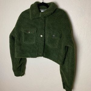 Teddy Bear Crop Jacket